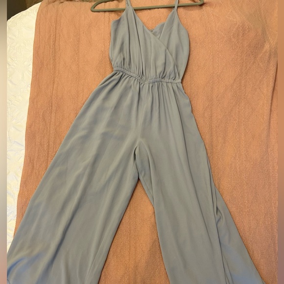 Pale blue Aritzia Wilfred jumpsuit - Picture 5 of 5